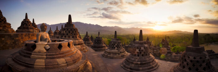 Yogyakarta Java Indonesia Sunrise