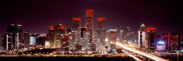 Beijing City Lights at Night