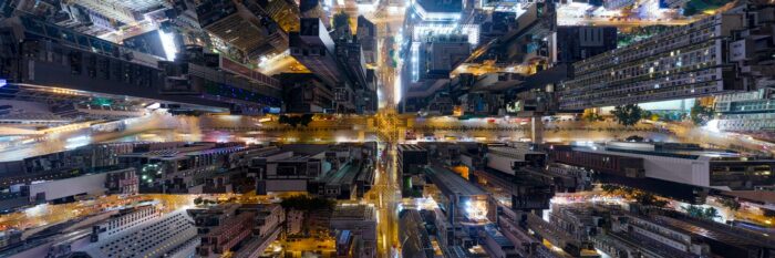 Wan Chai at night