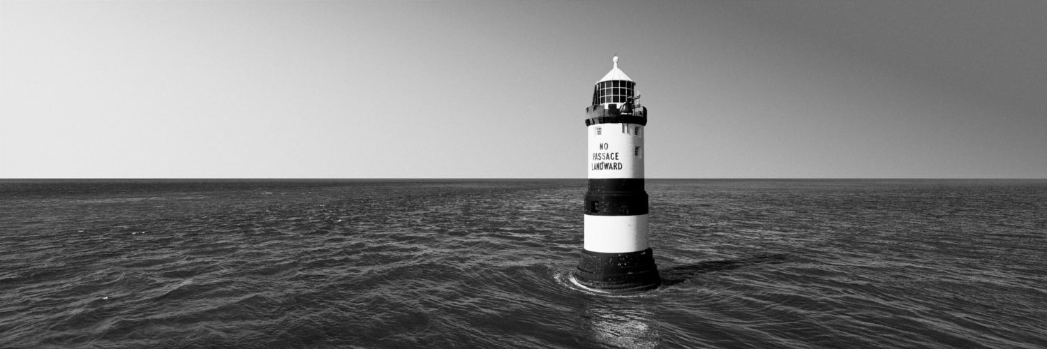 Anglesey lighthouse panoramic print