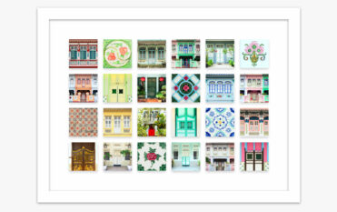 Beautiful Singapore shophouse art