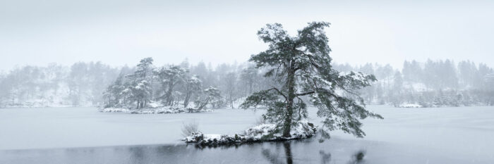 Tarn how's covered in snow