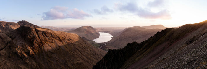 Sunset from Great gable in the Lake District